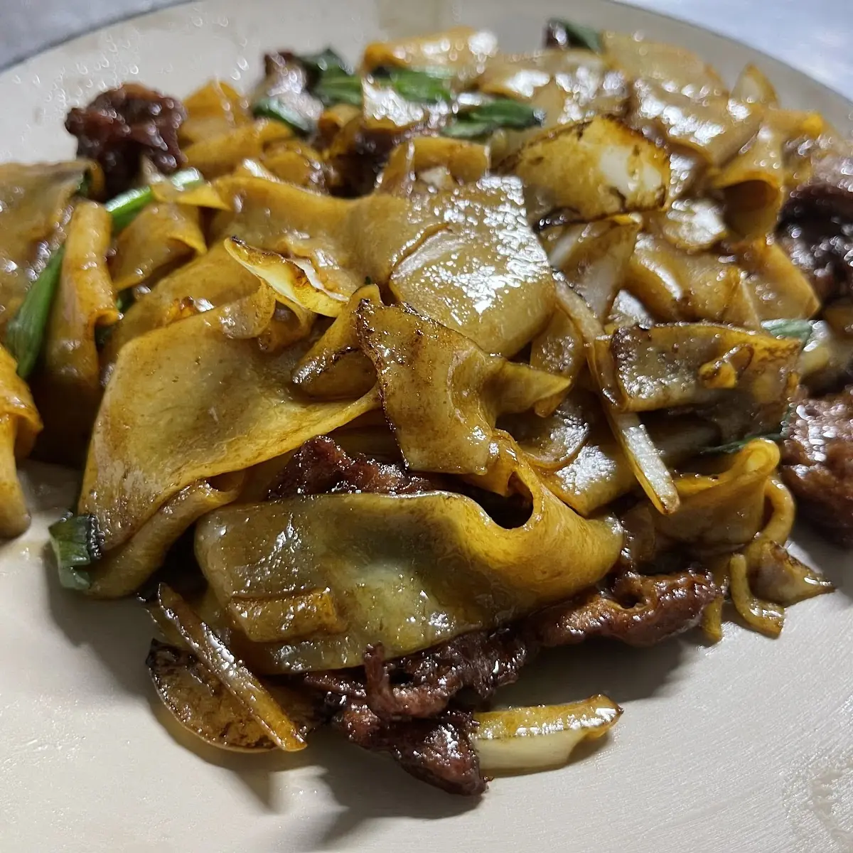 干炒牛河 beef chow ho fun